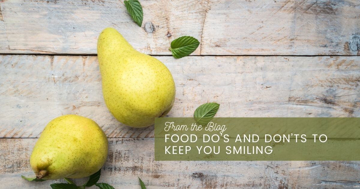 Fresh pears on a table