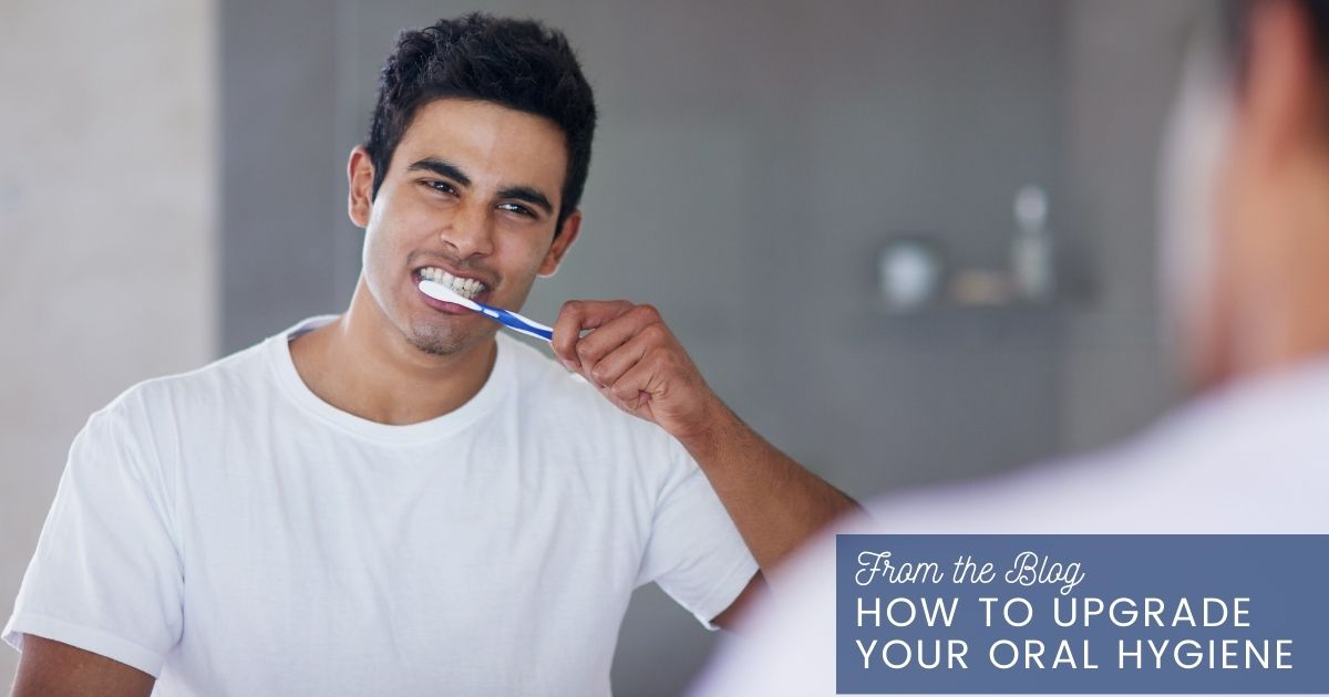 Man brushing his teeth